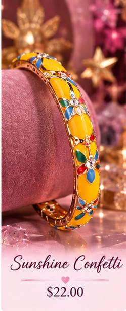 Jolie Loves Chachi bracelet on pink velvet